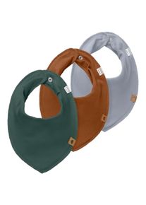name it Śliniak 'NBMYASIM' dla chłopców gołąbkowo niebieski / koniakowy / jodła Rozmiar One Size