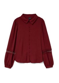 V&eacute;ro Moda VERO MODA Bluzka 'VMALVA' dla kobiet rdzawobrązowy Rozmiar XS