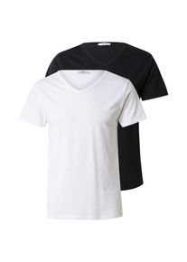 ABOUT YOU T-Shirt 'Rasmus' Herren schwarz, weiß Größe S Unifarben