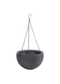 Vaso da fiori sospeso sphere grigio