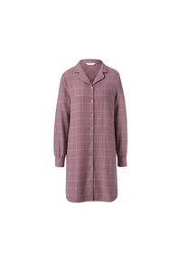 Tchibo - Flanell-Nachthemd - Damen - Gr. S - rosé/kariert