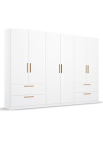 Rauch Drehtürenschrank »Skandi« - 271x54x210cm - braun - Holz