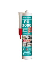 HOTREGA Colle de construction, colle de montage, colle polyuréthane construction, 310 ml