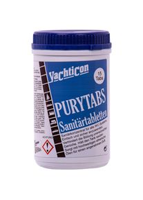 Yachticon Pastilles désinfectantes WC chimique, 15 tablettes á 25g, sanitaires, pour WC chimique