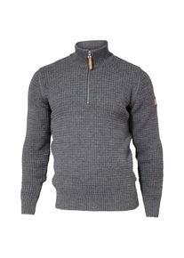 IVANHOE OF SWEDEN Moritz Half Zip Wollen trui Heren (XXL |grijs)