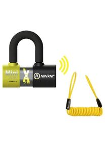 Auvray Xtrem Mini Alert, serratura con allarme , colore: Nero/Giallo