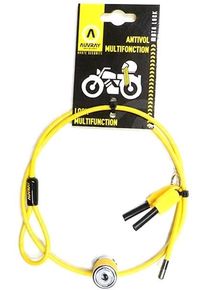 Auvray Helmet, blocco del cavo , colore: Giallo , dimensione: 90 cm