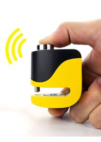 Auvray B-Lock 06 Mini, Blocco disco freno con allarme , colore: Giallo/Nero