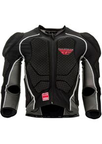 Fly Racing Barricade, protector jacket level 1 , color: Black/Grey , size: M