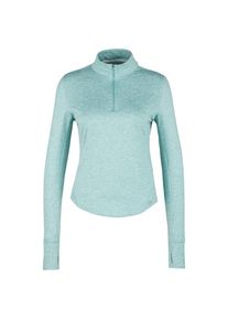 Nike Women's Swift Dri-Fit UV 1/2-Zip Running Top Running shirt Women (L, grey)