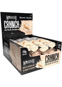 Warrior Crunch Protein Bars, 12 x 64 g Riegel, White Chocolate Blondie