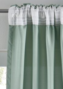 bonprix Mikrosz&aacute;las f&uuml;gg&ouml;ny (2 db-os csomag), z&ouml;ld, mag./sz&eacute;l.: 145/140 cm