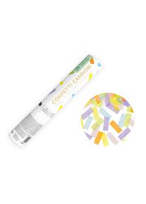 partydeco Rohr schießt pastellfarbene Streifen, 20 cm (2er Multipack)