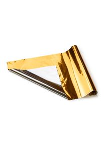 partydeco Dekorative metallische Folie, gold-silber, 0,5x25 m