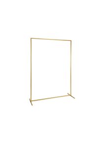 partydeco Hintergrundständer, Rahmen, Gold, 150x200 cm
