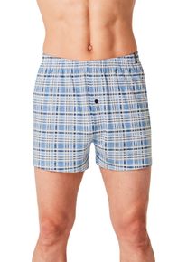 Heren Boxershorts marine gestreept + marine bedrukt + marine geruit Maat 10
