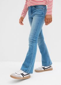 bonprix Vaqueros acampanados de talle medio, azul, 134