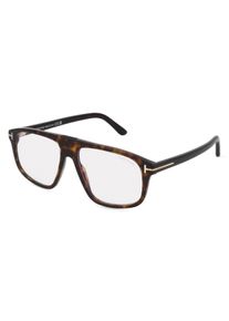 Tom Ford FT5901-B Brille Herren | Fassung: Vollrand, Pilot, Havanna Dunkel