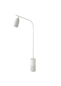 AC ANGEL CERDA Angel Cerdá Lámpara de pie mármol blanco y acero blanco 8036C 62 x 15 x 147