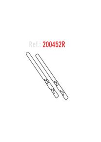 Shad Ersatzteil 200452R Scharnierpaar für für Quad-Box - Motorradzubehör - Motorradgepäck - Koffer