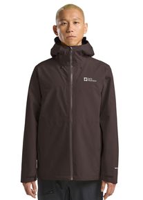 Jack Wolfskin Męska kurtka przeciwdeszczowa Highest Peak 3L Jacket Men XXXL peat