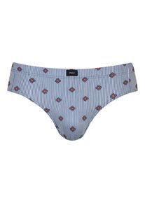 Mey Slip Herren blau Größe S Motivprint