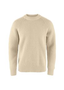 Fjällräven Fjällräven Övik Waffle Knit Wollen trui Heren (M |beige)