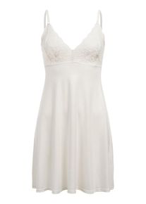 erlich textil Chemise de nuit 'Lene' Femme blanc taille 46