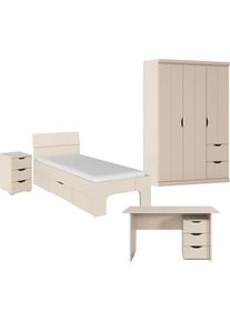 Rauch , Jugendzimmer-Set »Marlene«, (Set, 4 tlg., in 3 verschiedenen Ausstattungen BASIC/CLASSIC/PREMIUM), erhältlich in verschiedenen Bett- und...