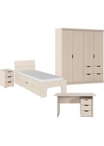Rauch , Jugendzimmer-Set »Marlene«, (Set, 4 tlg., in 3 verschiedenen Ausstattungen BASIC/CLASSIC/PREMIUM), erhältlich in verschiedenen Bett- und...