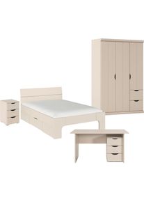 Rauch , Jugendzimmer-Set »Marlene«, (Set, 4 tlg., in 3 verschiedenen Ausstattungen BASIC/CLASSIC/PREMIUM), erhältlich in verschiedenen Bett- und...