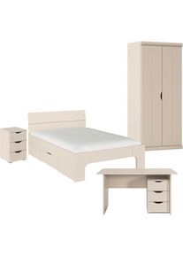 Rauch , Jugendzimmer-Set »Marlene«, (Set, 4 tlg., in 3 verschiedenen Ausstattungen BASIC/CLASSIC/PREMIUM), erhältlich in verschiedenen Bett- und...