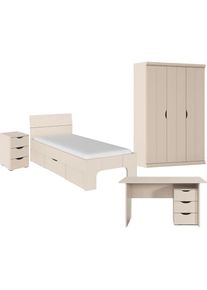 Rauch , Jugendzimmer-Set »Marlene«, (Set, 4 tlg., in 3 verschiedenen Ausstattungen BASIC/CLASSIC/PREMIUM), erhältlich in verschiedenen Bett- und...