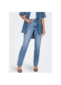 Only , Low-rise-Jeans »ONLBRENDA LOW WIDE DNM CRO158 NOOS« , Light Medium Blue Denim , Länge 32 , M (38) -Länge 32 , M (38) , 5-Pocket Jeans von Only