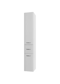 Saphir , Hochschrank »Hochschrank Serie 3006 Badschrank 30 cm breit, 2 Türen und 1 Schublade«, 3 Glas-Einlegeböden, Badezimmer-Hochschrank inkl....