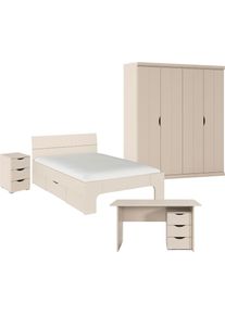 Rauch , Jugendzimmer-Set »Marlene«, (Set, 4 tlg., in 3 verschiedenen Ausstattungen BASIC/CLASSIC/PREMIUM), erhältlich in verschiedenen Bett- und...