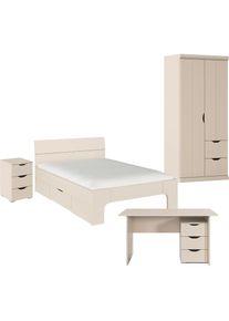 Rauch , Jugendzimmer-Set »Marlene«, (Set, 4 tlg., in 3 verschiedenen Ausstattungen BASIC/CLASSIC/PREMIUM), erhältlich in verschiedenen Bett- und...