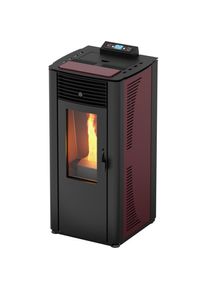 Blaze , Pelletofen »Yura easy 14«, optional WLAN fähig , bordeaux