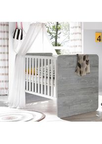 Mäusbacher Mäusbacher , Babybett »Aarhus« , vintage grau/weiß