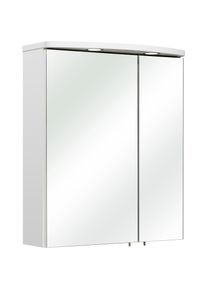 Saphir , Badezimmerspiegelschrank »Spiegelschrank Serie 3006 inkl. LED-Beleuchtung, 2 Türen«, Badschrank 60 cm breit, inkl. Steckdose und...