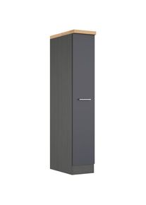 KOCHSTATION , Apothekerschrank »KS-Milan«, HELD Möbel, Apothekerschrank 30 cm, matte oder hochglänzende Fronten , anthrazit