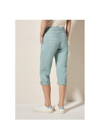 Cecil , Caprihose »Style New York«, Sommerhose mit Knopfdetails am Bund , cool salvia green , N-Gr , 33 -N-Gr , 33 , Damenhose von Cecil
