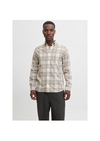 Jack & Jones Jack & Jones, Herren, Langarmhemd &raquo;JPRBLUBROOK CHECK L/S SHIRT SN&laquo;, Moonstruck, N-Gr, XS -N-Gr, Moonstruck, Cooles Hemd von Jack & Jones