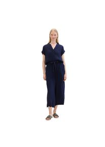 Tom Tailor , Overall, mit Bindegürtel , sky captain blue , N-Gr , 36 -N-Gr , 36 , Jumpsuit von Tom Tailor
