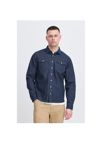 Blend, Herren, Langarmhemd &raquo;BHDARGO Shirt PP NOOS&laquo;, Denim unwashed blue, N-Gr, S -N-Gr, Denim unwashed blue, L&auml;ssiges Langarmhemd von Blend