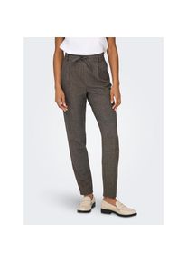 ONLY , Damen , Jogger Pants »ONLPOPTRASH-DELL EASY MEL PANT PNT NOOS« , Black Detail:WHITE PEPPER & DARK BROWN MELANGE , Länge 32 , L (40) -Länge...