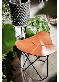Pampa Flying Goose Tabouret cuero Noir - Cuir Oak