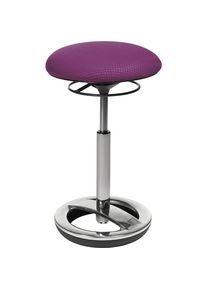 Topstar Kantoorkruk SITNESS HIGH BOB, zithoogte 490 - 700 mm, bekleding violet