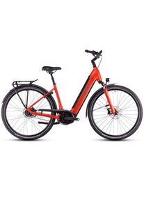 Cube Supreme RT Hybrid Deluxe EX 625 fireorange'n'lunar 2025 Easy Entry - RH 58 cm