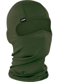 Zan Headgear Solid, balaclava polyester , color: Dark Green , size: One Size